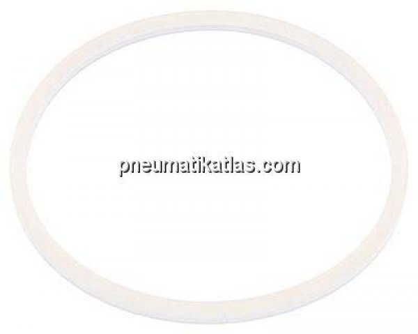 Dichtung (Milchgewinde) DN 125, Silikon (natur), 130x142x7,0mm