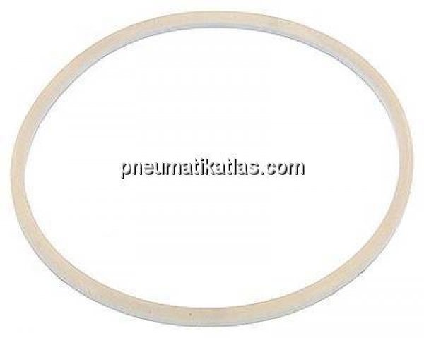 Dichtung (Milchgewinde) DN 150, Silikon (natur), 155x167x7,0mm