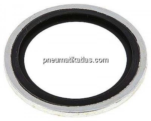 Hydraulik-Dichtring mit NBR-Einlage, für Gewinde G 1"