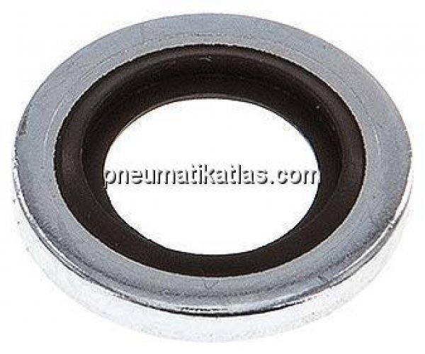 Hydraulik-Dichtring mit FKM-Einlage, für Gewinde G 1/8"