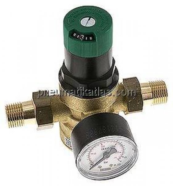 Druckminderer für Trinkwasser R 1/2", 1,5 - 6 bar, DVGW