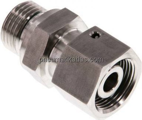 Einstellb. Schneidringverschr. G 1/2"-14 S, 1.4571