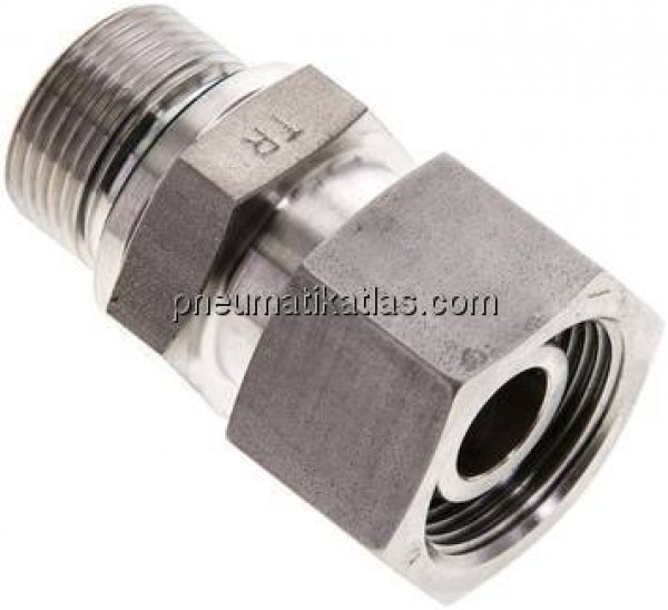 Einstellb. Schneidringverschr. M 22x1,5-16 S, 1.4571