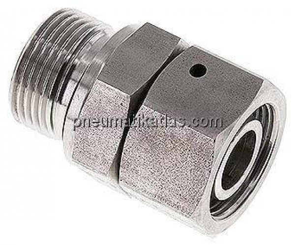 Einstellb. Schneidringverschr. G 3/4"-18 L, 1.4571