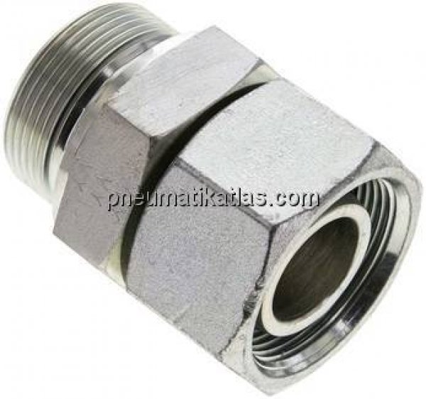 Einstellb. Schneidringverschr. M 42x2-30 S, Stahl verzinkt