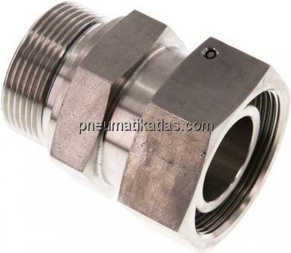 Einstellb. Schneidringverschr. G 1-1/2"-38 S, 1.4571