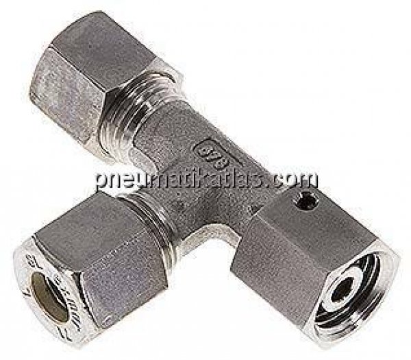 Einstellb. L-Schneidringverschraubung 8 L (M14x1,5), Klemmring 1.4571 (NC)