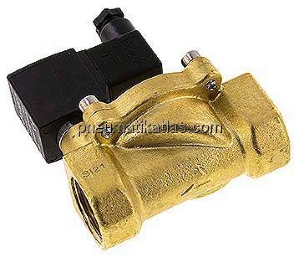 2/2-Wege Messing-Magnetventil G 1", 24 V AC, Eco