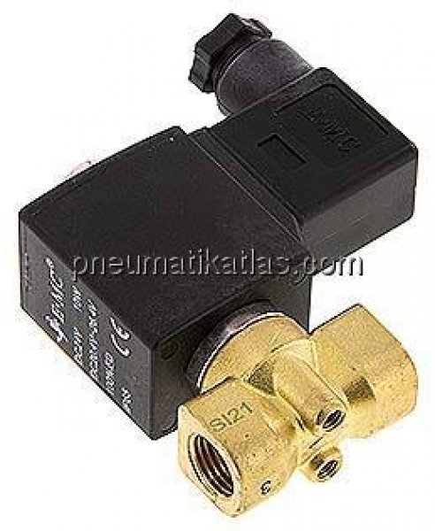 2/2-Wege Messing-Magnetventil G 1/4", 24 V AC, Eco