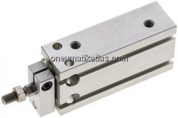 Direktmontagezylinder, Kolben 16mm,Hub 25mm, verdrehgesichert