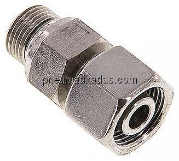 Einstellb. Schneidringverschr. G 3/8"-12 S, 1.4571