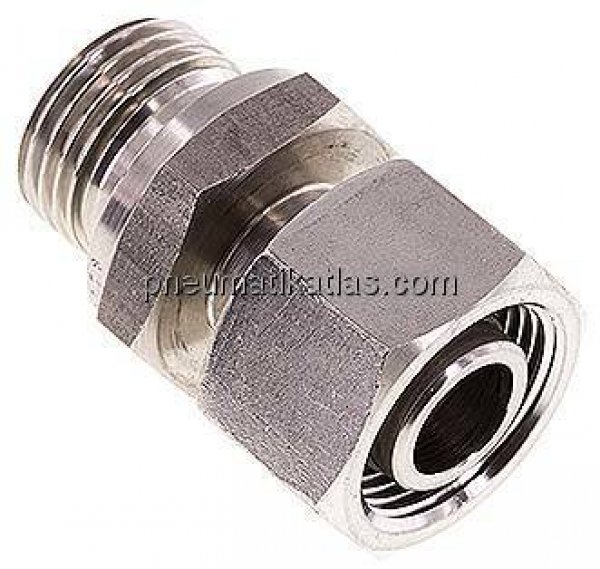 Einstellb. Schneidringverschr. G 1/2"-15 L, 1.4571