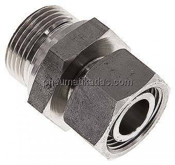 Einstellb. Schneidringverschr. G 1"-22 L, 1.4571