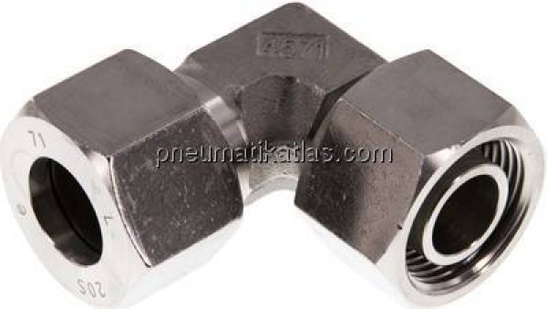 Einstellb. Winkel-Schneidringverschr. 20 S (M30x2), 1.4571