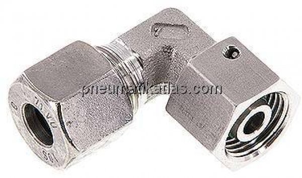 Einstellb. Winkel-Schneidringverschr. 10 S (M18x1,5), 1.4571