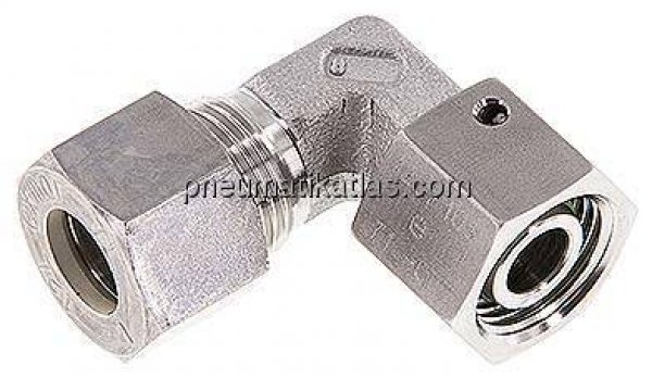 Einstellb. Winkel-Schneidringverschr. 12 L (M18x1,5), Klemmring 1.4571 (NC)