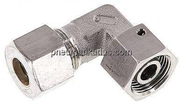 Einstellb. Winkel-Schneidringverschr. 12 S (M20x1,5), Klemmring 1.4571 (NC)