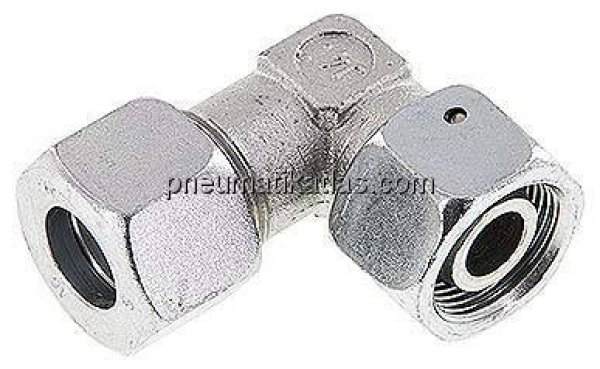 Einstellb. Winkel-Schneidringverschr. 16 S (M24x1,5), Stahl verzinkt