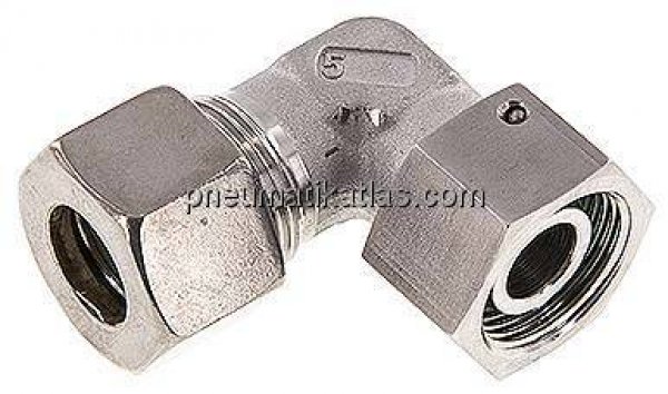 Einstellb. Winkel-Schneidringverschr. 20 S (M30x2), Klemmring 1.4571 (NC)