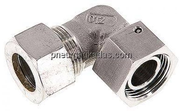 Einstellb. Winkel-Schneidringverschr. 22 L (M30x2), Klemmring 1.4571 (NC)