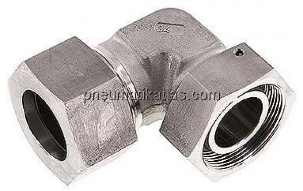 Einstellb. Winkel-Schneidringverschr. 38 S (M52x2), 1.4571