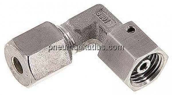 Einstellb. Winkel-Schneidringverschr. 6 S (M14x1,5), Klemmring 1.4571 (NC)