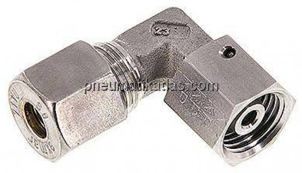 Einstellb. Winkel-Schneidringverschr. 8 S (M16x1,5), Klemmring 1.4571 (NC)