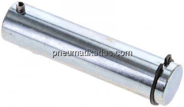 ISO 15552-Bolzen 100 mm (sphärisch), Stahl verzinkt