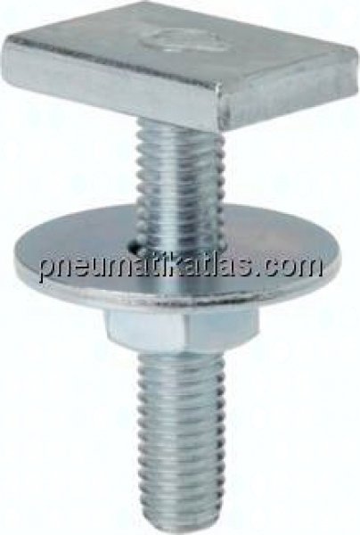 Hammerkopfschraube HS M 10x100, Stahl verzinkt (33 x 23 x 6)