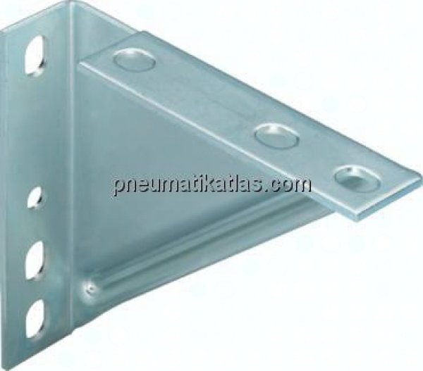 Winkelkonsole 207 x 165mm, Stahl verzinkt