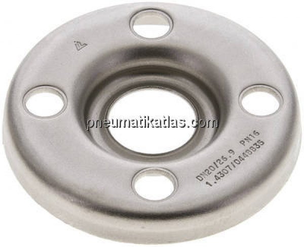 Losflansch DN20-PN10, ähnlich DIN 2642, 1.4301 gepresst