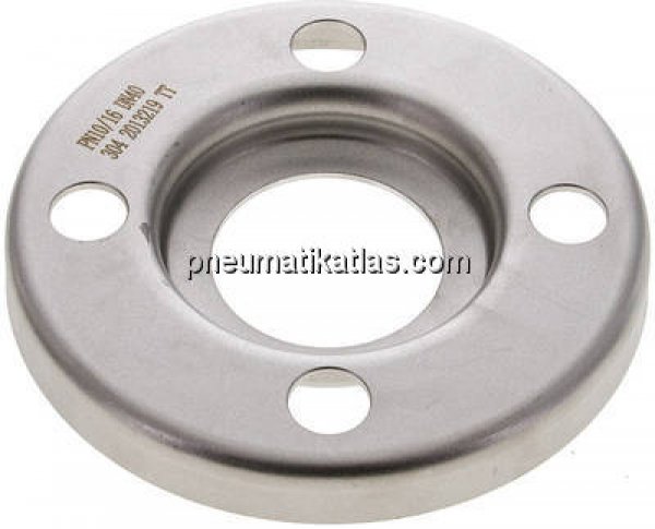 Losflansch DN40-PN10, ähnlich DIN 2642, 1.4301 gepresst