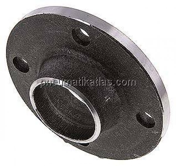 Vorschweißflansch DN50-PN6 (DIN/EN), DIN 2631 & EN 1092-1 (Typ 11), 60,3mm, Stahl schwarz