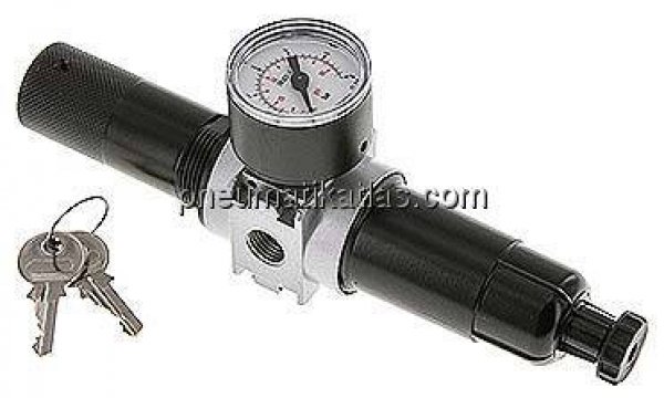 MULTIFIX Filterregler, abschließbar, G 1/4", 0,1 - 3bar, Baureihe 0