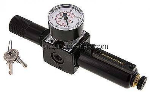 MULTIFIX Filterregler, abschließbar, G 1/4", 0,5 - 16bar, Baureihe 1