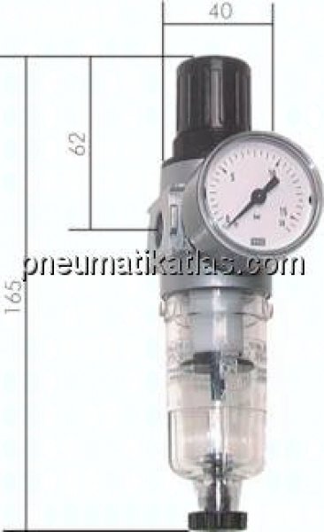 MULTIFIX Filterregler, G 1/8", 0,5 - 10bar, Baureihe 0