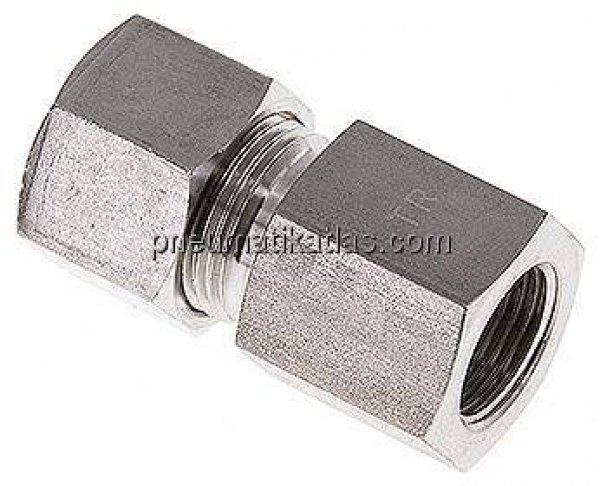 Aufschraub-Schneidringverschr. G 3/8"-12 S (M20x1,5), Klemmring 1.4571 (NC)