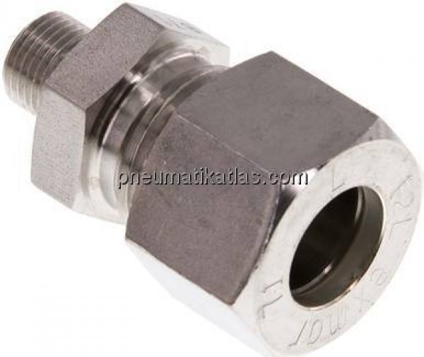 Gerade Schneidringverschr. G 1/8"-12 L (M18x1,5), Klemmring 1.4571 (NC)