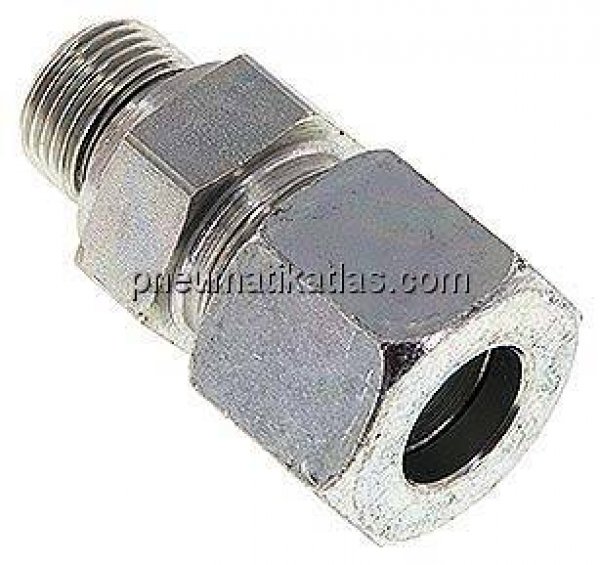 Gerade Schneidringverschr. G 3/8"-14 S (M22x1,5), Stahl verzinkt