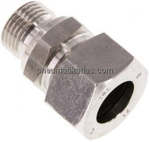 Gerade Schneidringverschr. G 1/2"-18 L (M26x1,5), 1.4571