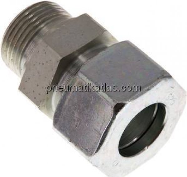 Gerade Schneidringverschr. G 1"-25 S (M36x2), Stahl verzinkt