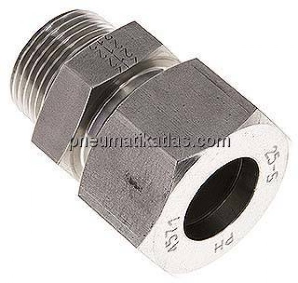 Gerade Schneidringverschr. R 1"-25 S (M36x2), 1.4571