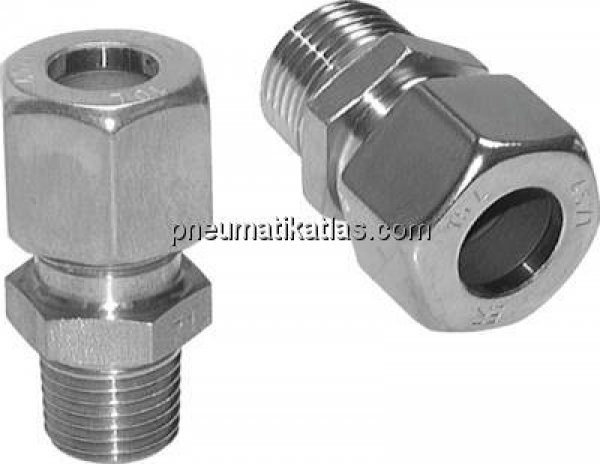 Gerade Schneidringverschr. R 3/4"-22 L (M30x2), 1.4571