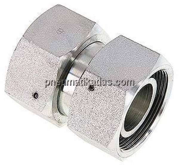 Gerader Verbinder 38 S-38 S, Stahl verzinkt