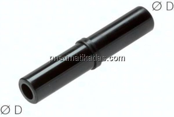Stecknippel 12mm-12mm, IQS-Standard