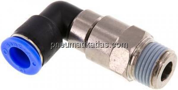 Winkel-Schnelldrehverschraubung R 1/2"-12mm, IQS-Standard