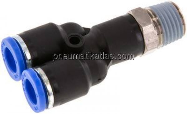 Y-Steckanschluss R 1/4"-8mm, IQS-Standard