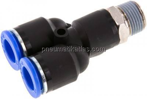 Y-Steckanschluss R 3/8"-12mm, IQS-Standard