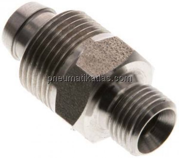 Gerades Gewindestück G 1/8"-10x8mm, 1.4571 ohne Mutter
