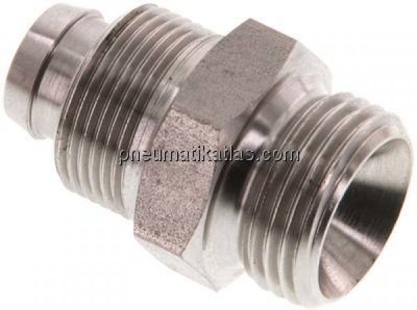 Gerades Gewindestück G 3/8"-12x10mm, 1.4571 ohne Mutter